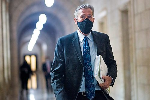 MIKAELA MACKENZIE / WINNIPEG FREE PRESS

Premier Brian Pallister wears a mask while walking through the halls at the Manitoba Legislative Building in Winnipeg on Monday, Sept. 28, 2020.

Winnipeg Free Press 2020