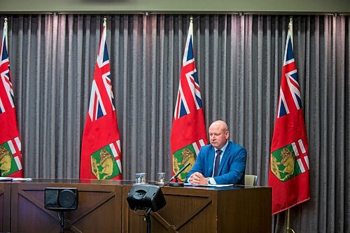 MIKAELA MACKENZIE / WINNIPEG FREE PRESS

Dr. Brent Roussin, Manitoba's chief public health officer, speaks to the media at the Manitoba Legislative Building in Winnipeg on Thursday, Oct. 1, 2020. For Carol Sanders story.

Winnipeg Free Press 2020