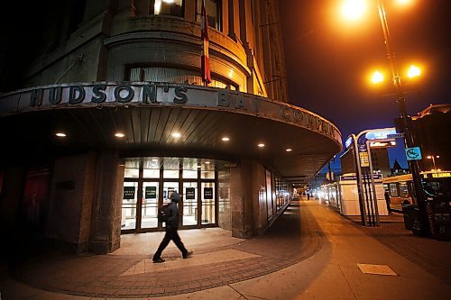 JOHN WOODS / WINNIPEG FREE PRESS
Hudsons Bay Portage Avenue store in Winnipeg photographed Thursday, October 1, 2020. 

Reporter: ?