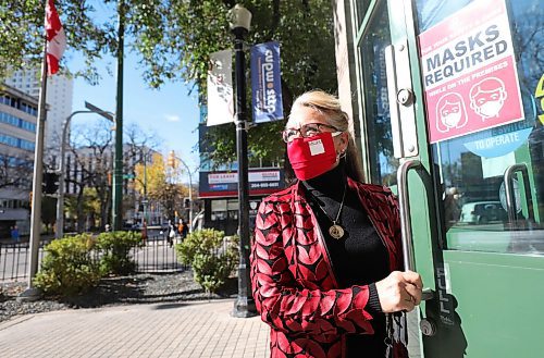 RUTH BONNEVILLE / WINNIPEG FREE PRESS

 LOCAL -MGEU - Mask enforcement

Photo of Michelle Gawronsky, MGEU President  at the Union Centre on Broadway. 


Oct 2nd,  2020