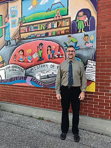 Canstar Community News Kai Jacobs, a former student and current principal at Prince Edward School (649 Brazier St), is excited to be celebrating the schools centennial on Oct. 21, albeit mostly in an online fashion, owing to COVID-19 protocols. (SHELDON BIRNIE/CANSTAR/THE HERALD)