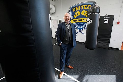 JOHN WOODS / WINNIPEG FREE PRESS
Ryan Savage, lawyer, boxing coach and owner of United Boxing, is photographed at the boxing gym in Winnipeg Tuesday, October 6, 2020. Savage has been recently named president of Boxing Canada.

Reporter: Allen