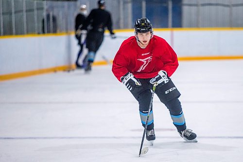 MIKAELA MACKENZIE / WINNIPEG FREE PRESS

Forward Nate Driver at MJHL Winnipeg Freeze practice in Oak Bluff on Tuesday, Oct. 6, 2020. For Mike Sawatzky story.

Winnipeg Free Press 2020