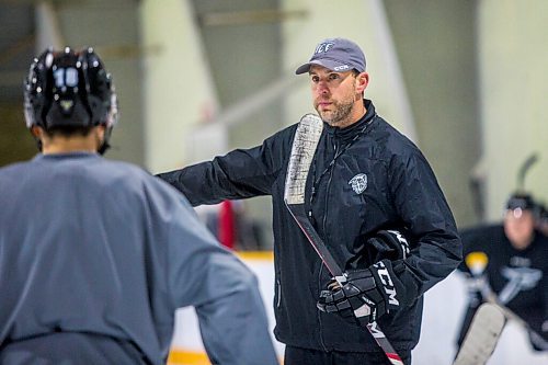 MIKAELA MACKENZIE / WINNIPEG FREE PRESS

Head coach Josh Green at MJHL Winnipeg Freeze practice in Oak Bluff on Tuesday, Oct. 6, 2020. For Mike Sawatzky story.

Winnipeg Free Press 2020