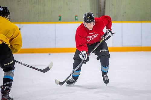 MIKAELA MACKENZIE / WINNIPEG FREE PRESS

Forward Nate Driver at MJHL Winnipeg Freeze practice in Oak Bluff on Tuesday, Oct. 6, 2020. For Mike Sawatzky story.

Winnipeg Free Press 2020