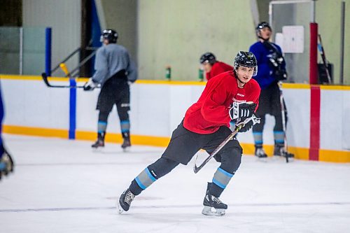 MIKAELA MACKENZIE / WINNIPEG FREE PRESS

Forward Nate Driver at MJHL Winnipeg Freeze practice in Oak Bluff on Tuesday, Oct. 6, 2020. For Mike Sawatzky story.

Winnipeg Free Press 2020