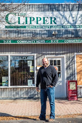 MIKAELA MACKENZIE / WINNIPEG FREE PRESS

Editor and publisher of The Clipper, Mark T. Buss, poses for a portrait at the office in Beausejour on Wednesday, Oct. 7, 2020. For Malak Abas story.

Winnipeg Free Press 2020