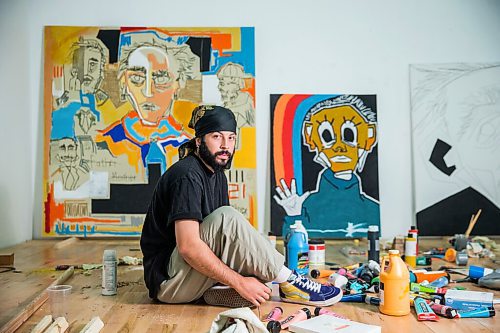 MIKAELA MACKENZIE / WINNIPEG FREE PRESS

Bistyek poses for a portrait in the soon-to-be unveiled gallery of his work at 300 Ross Avenue in Winnipeg on Thursday, Oct. 8, 2020. For Melissa Martin story.

Winnipeg Free Press 2020