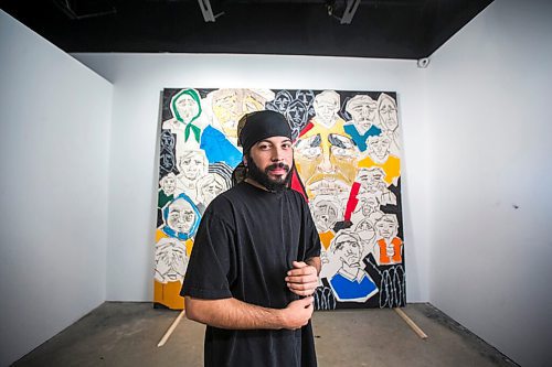 MIKAELA MACKENZIE / WINNIPEG FREE PRESS

Bistyek poses for a portrait in the soon-to-be unveiled gallery of his work at 300 Ross Avenue in Winnipeg on Thursday, Oct. 8, 2020. For Melissa Martin story.

Winnipeg Free Press 2020