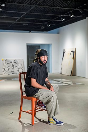 MIKAELA MACKENZIE / WINNIPEG FREE PRESS

Bistyek poses for a portrait in the soon-to-be unveiled gallery of his work at 300 Ross Avenue in Winnipeg on Thursday, Oct. 8, 2020. For Melissa Martin story.

Winnipeg Free Press 2020