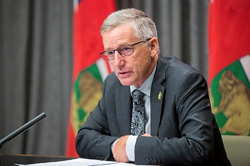 MIKAELA MACKENZIE / WINNIPEG FREE PRESS

Agriculture and resource development minister Blaine Pedersen speaks about new rules for sustainable moose hunting practices at the Manitoba Legislative Building in Winnipeg on Friday, Oct. 9, 2020. For Carol Sanders story.

Winnipeg Free Press 2020