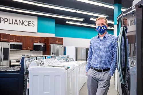 MIKAELA MACKENZIE / WINNIPEG FREE PRESS

James Bain, manager of Bain Appliance Sales, poses for a portrait in the store in Winnipeg on Friday, Oct. 9, 2020. There is currently a shortage of appliances and a massive demand for them. For Temur Durrani story.

Winnipeg Free Press 2020