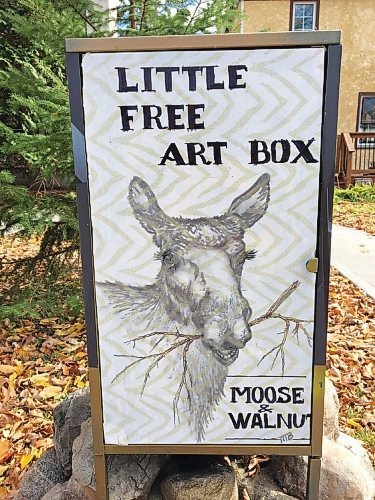 Canstar Community News Tatiana Gregoryanz has set up a little free art library in front of her Crescentwood home.