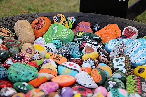 Canstar Community News Visitors can find rocks with faces, inspirational quotes and holiday themes at The Rock & Roll Garden. (GABRIELLE PICHE/CANSTAR COMMUNITY NEWS/HEADLINER)