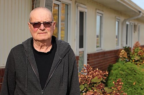 Canstar Community News Jim Moffat stands outside his residence in Sanford on Sept. 29. Moffat and his wife Bev are considering moving to Winnipeg to have ensured hospital admittance, but they'd prefer to stay where they are. (GABRIELLE PICHÉ/CANSTAR COMMUNITY NEWS/HEADLINER)