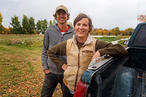 MIKE DEAL / WINNIPEG FREE PRESS
Britt Embry and her husband, Justin Girard on their farm, Hearts and Roots.
See Eva Wasney feature
200923 - Wednesday, September 23, 2020.