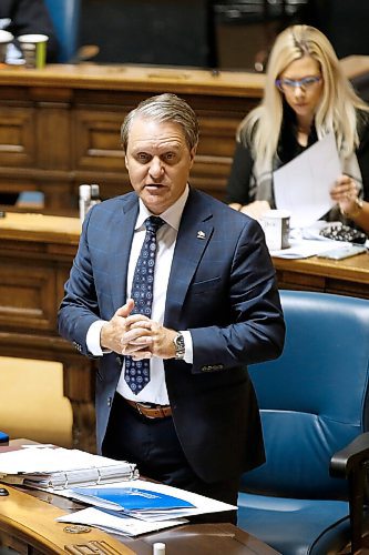 JOHN WOODS / WINNIPEG FREE PRESS
Manitoba Minister of Health Cameron Friesen is photographed during question period at the Manitoba Legislature Wednesday, October 14, 2020. 

Reporter: Sanders