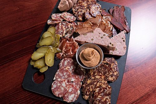 JESSE BOILY  / WINNIPEG FREE PRESS
A tray of cured meats at the Preservation Hall on Friday. Friday, Oct. 16, 2020.
Reporter: