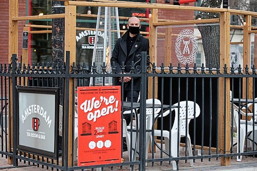 JOHN WOODS / WINNIPEG FREE PRESS
Mark Turner, owner of Amsterdam Tea Room and Bar, is photographed on his patio in the Exchange Tuesday, October 20, 2020. Turner has applied to extend his outdoor patio licence.

Reporter: Kellen
