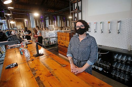 JOHN WOODS / WINNIPEG FREE PRESS
Chantal Hogue, general manager of Little Brown Jug, is photographed at the Exchange district brewery Tuesday, October 20, 2020. 

Reporter: Kellen