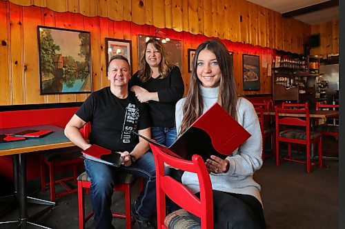 RUTH BONNEVILLE / WINNIPEG FREE PRESS

ENT - chef's Table

Place: Bistro Dansk

Husband and wife Paul and Pamela Vocadlo have been making schnitzel at Bistro Dansk for the last 31 years. Their daughter, Carley,  also manages the front of house and helps with serving. 


Eva Wasney

Oct 26th,, 2020