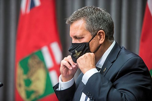 MIKAELA MACKENZIE / WINNIPEG FREE PRESS

Justice minister Cliff Cullen speaks at a press conference at the Manitoba Legislative Building in Winnipeg on Monday, Oct. 26, 2020. For Carol Sanders story.

Winnipeg Free Press 2020