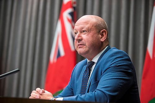 MIKAELA MACKENZIE / WINNIPEG FREE PRESS

Dr. Brent Roussin, chief provincial public health officer, speaks about the latest COVID-19 numbers in a press conference at the Manitoba Legislative Building in Winnipeg on Monday, Oct. 26, 2020. For Danielle Da Silva story.

Winnipeg Free Press 2020