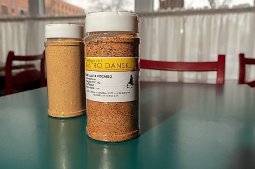 JESSE BOILY  / WINNIPEG FREE PRESS
Homemade spices at Bistro Dansk on Tuesday. Tuesday, Oct. 27, 2020.
Reporter: Eva Wasney