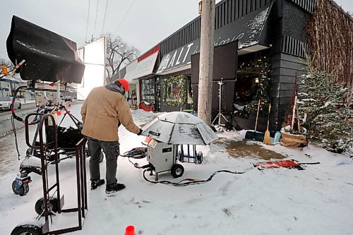 RUTH BONNEVILLE / WINNIPEG FREE PRESS

Local - Movie Set stand-up

Photo of Hallmark movie set outside Salt Boutique on Academy Tuesday.

More info on movie: 
Project Christmas Wish (holiday Hallmark movie directed by Jeff Beesley; starring Amanda Schull and Travis Van Winkle;  A philanthropist grants a little girls wish, not knowing it will change her own life) - airing Dec. 20/20.

Oct 27th,, 2020