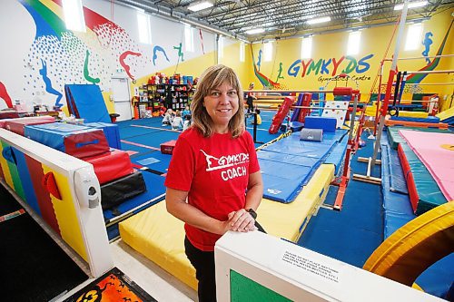 JOHN WOODS / WINNIPEG FREE PRESS
Peggy Glassco, an American citizen and owner of GymKyds Gymnastics Centre, is photographed in their gym Wednesday, October 28, 2020. Foreign based US citizen will be voting.

Reporter: Malak
