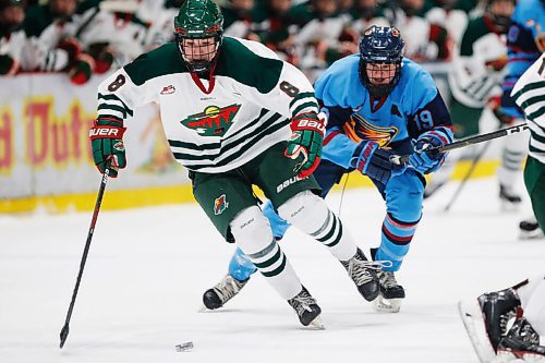 JOHN WOODS / WINNIPEG FREE PRESS
Winnipeg Thrashers and Winnipeg Wild play at the Iceplex in Wednesday, October 28, 2020. 

Reporter: ?