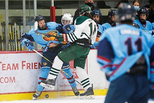 JOHN WOODS / WINNIPEG FREE PRESS
Winnipeg Thrashers and Winnipeg Wild play at the Iceplex in Wednesday, October 28, 2020. 

Reporter: ?