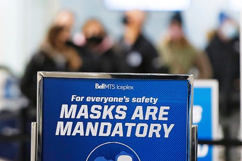 JOHN WOODS / WINNIPEG FREE PRESS
People are checked-in before a game between the Winnipeg Thrashers and Winnipeg Wild play at the Iceplex in Wednesday, October 28, 2020. 

Reporter: McIntyre