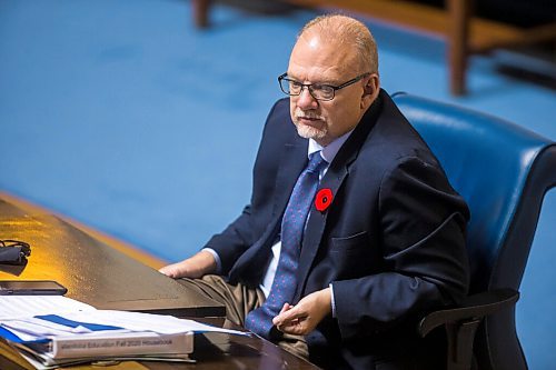 MIKAELA MACKENZIE / WINNIPEG FREE PRESS

Education minister Kelvin Goertzen during question period at the Manitoba Legislative Building in Winnipeg on Monday, Nov. 2, 2020. For --- story.

Winnipeg Free Press 2020