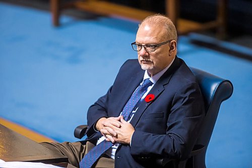 MIKAELA MACKENZIE / WINNIPEG FREE PRESS

Education minister Kelvin Goertzen during question period at the Manitoba Legislative Building in Winnipeg on Monday, Nov. 2, 2020. For --- story.

Winnipeg Free Press 2020