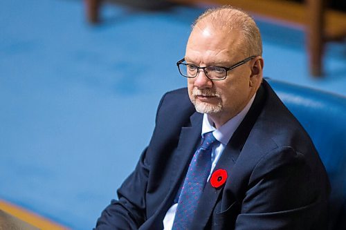 MIKAELA MACKENZIE / WINNIPEG FREE PRESS

Education minister Kelvin Goertzen during question period at the Manitoba Legislative Building in Winnipeg on Monday, Nov. 2, 2020. For --- story.

Winnipeg Free Press 2020