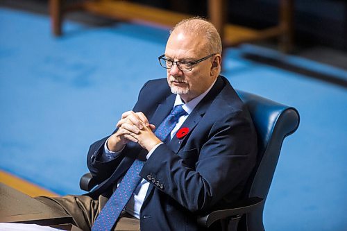 MIKAELA MACKENZIE / WINNIPEG FREE PRESS

Education minister Kelvin Goertzen during question period at the Manitoba Legislative Building in Winnipeg on Monday, Nov. 2, 2020. For --- story.

Winnipeg Free Press 2020