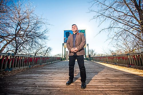 MIKAELA MACKENZIE / WINNIPEG FREE PRESS

Brad Regehr, first Indigenous president of the Canadian Bar Association, poses for a portrait at The Forks in Winnipeg on Tuesday, Nov. 3, 2020. For Doug story.

Winnipeg Free Press 2020