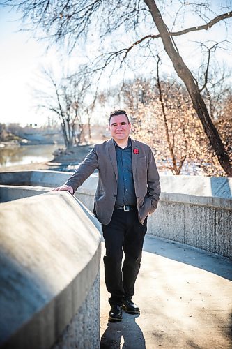 MIKAELA MACKENZIE / WINNIPEG FREE PRESS

Brad Regehr, first Indigenous president of the Canadian Bar Association, poses for a portrait at The Forks in Winnipeg on Tuesday, Nov. 3, 2020. For Doug story.

Winnipeg Free Press 2020