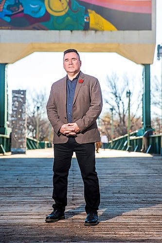 MIKAELA MACKENZIE / WINNIPEG FREE PRESS

Brad Regehr, first Indigenous president of the Canadian Bar Association, poses for a portrait at The Forks in Winnipeg on Tuesday, Nov. 3, 2020. For Doug story.

Winnipeg Free Press 2020