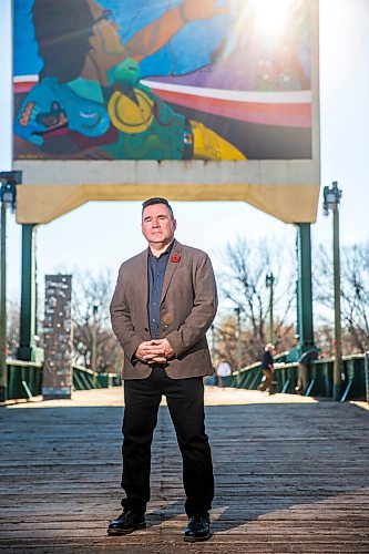 MIKAELA MACKENZIE / WINNIPEG FREE PRESS

Brad Regehr, first Indigenous president of the Canadian Bar Association, poses for a portrait at The Forks in Winnipeg on Tuesday, Nov. 3, 2020. For Doug story.

Winnipeg Free Press 2020