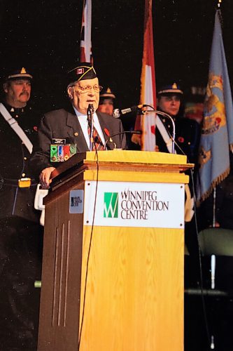 JESSE BOILY  / WINNIPEG FREE PRESS
Photo of John Gillis a Korean War veteran. Thursday, Nov. 5, 2020.
Reporter: