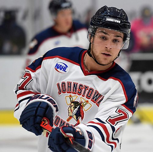 Phil Andraychak / Johnstown Tomahawks
Winnipegger Mikol Sartor, who plays for the Johnstown (Pa.) Tomahawks in the NAHL.