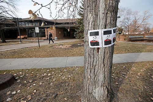 JOHN WOODS / WINNIPEG FREE PRESS
Signs calling for Manitoba health minister Cameron Friesens resignation are photographed outside Maples Personal Care Home Sunday, November 8, 2020. The private care home has had multiple deaths due to COVID-19.

Reporter: Thorpe