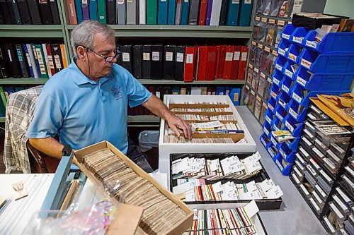 MIKE DEAL / WINNIPEG FREE PRESS
Denis Bouchard a matchbook collector since his mid-teens, has one of the most exhaustive collections in the country - close to a quarter million or so, stored in photo albums, three-ring binders and drawers. 
201109 - Monday, November 09, 2020.