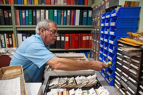 MIKE DEAL / WINNIPEG FREE PRESS
Denis Bouchard a matchbook collector since his mid-teens, has one of the most exhaustive collections in the country - close to a quarter million or so, stored in photo albums, three-ring binders and drawers. 
201109 - Monday, November 09, 2020.