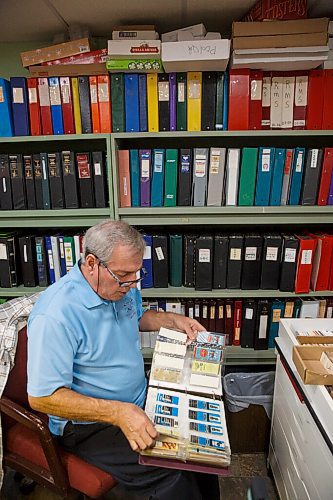 MIKE DEAL / WINNIPEG FREE PRESS
Denis Bouchard a matchbook collector since his mid-teens, has one of the most exhaustive collections in the country - close to a quarter million or so, stored in photo albums, three-ring binders and drawers. 
201109 - Monday, November 09, 2020.