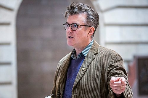 MIKAELA MACKENZIE / WINNIPEG FREE PRESS

Liberal leader Dougald Lamont reacts to the pandemic restrictions and recommendations at the Manitoba Legislative Building in Winnipeg on Thursday, Nov. 12, 2020. For Carol Sanders story.

Winnipeg Free Press 2020