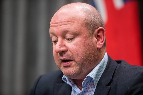 MIKAELA MACKENZIE / WINNIPEG FREE PRESS

Dr. Brent Roussin, chief public health officer, speaks to the media at the Manitoba Legislative Building in Winnipeg on Thursday, Nov. 12, 2020. For Carol Sanders story.

Winnipeg Free Press 2020