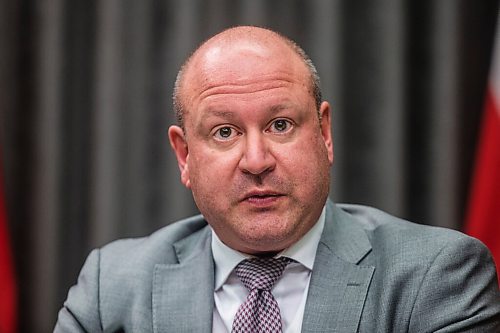 MIKAELA MACKENZIE / WINNIPEG FREE PRESS

Dr. Brent Roussin, chief public health officer, speaks to the media during their regular cover briefing at the Manitoba Legislative Building in Winnipeg on Friday, Nov. 13, 2020. For Carol Sanders story.

Winnipeg Free Press 2020